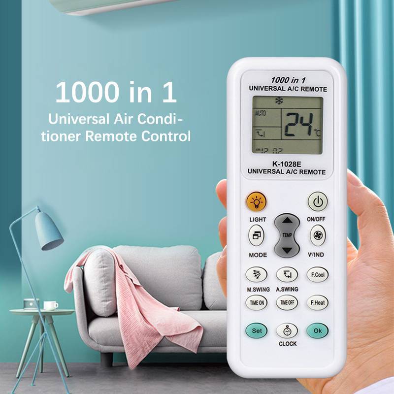ฤดูใบไม้ผลิevennice. Universal K-1028E การใช้พลังงานต่ํา 1000 In 1 รีโมทคอนโทรลเครื่องปรับอากาศ LCD A/C รีโมทคอนโทรลควบคุมใหม่