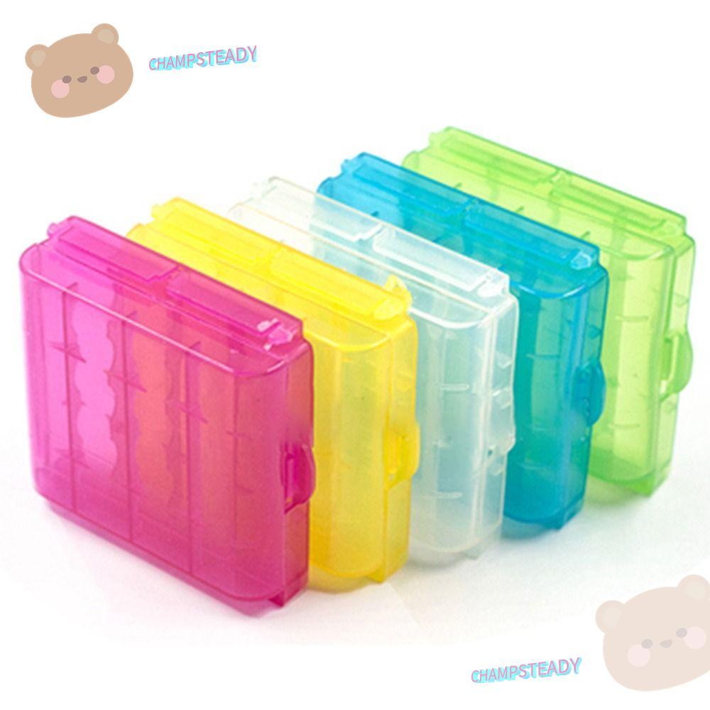 CHAMPSTEADY Battery Organizer ภาชนะแบตเตอรี่แบบชาร์จไฟได้สําหรับ 14500 10440 ที่เก็บแบตเตอรี่