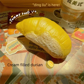 Durian Stress Ball Squishy Squeeze Ball ASMR Sensory ADHD Anti Stress Relief Fidget ของเล่นสําหรับเด็กและผู้ใหญ่