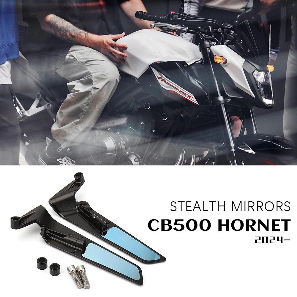 สําหรับ HONDA CB500 HORNET อุปกรณ์เสริม Stealth กระจก Hornet500 ปรับ Winglet กระจกมองหลัง Hornet CB 