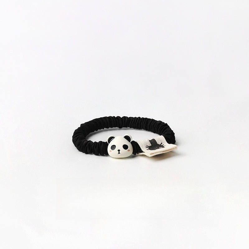 กิ๊บผมแหวนขนาดเล็ก สไตล์แพนด้าสีดำ 5 ชิ้น สำหรับตกแต่งทรงผมและสวมใส่ได้อย่างสะดวกสบาย - รูปที่ 5