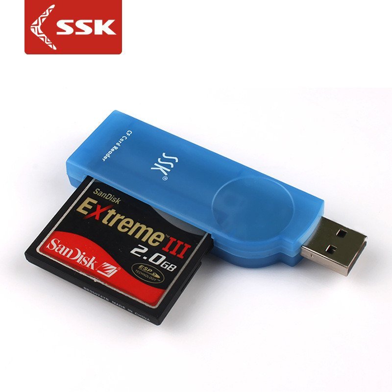 SSK Amber SCRS028 CF Card Reader เครื่องมือกล้อง CF Card เครื่องอ่านการ์ดหน่วยความจํา