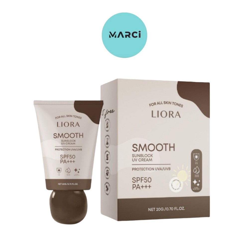 [1 กล่อง] Liora Smooth Sunblock UV Cream ลิโอร่า ยูวี ครีมกันแดด [20 กรัม/กล่อง]
