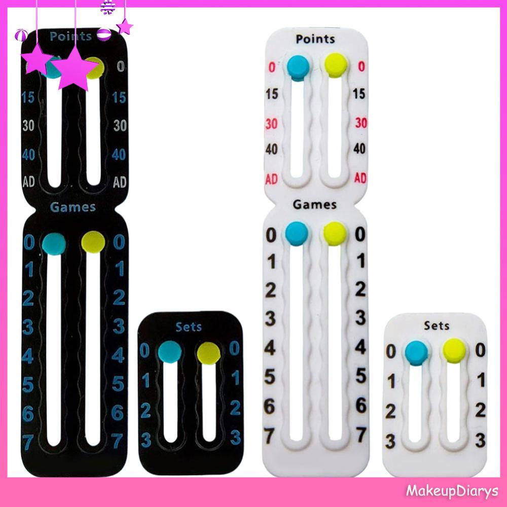 ❤ MakeupDiarys เทนนิส Score Keeper สําหรับแร็กเก็ต Padel ขนาดเล็ก Score Board Counter สําหรับเทนนิสเ