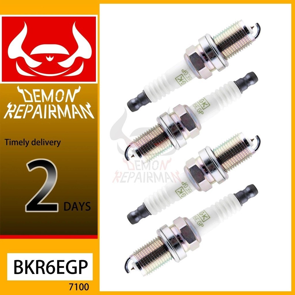 4pcs 6pcs lot BKR6EGB BKR6EIX11 BKR6EIX IRIDIUM Spark Plug สําหรับ NISSAN TOYOTA ISUZU MITSUBISHI JA