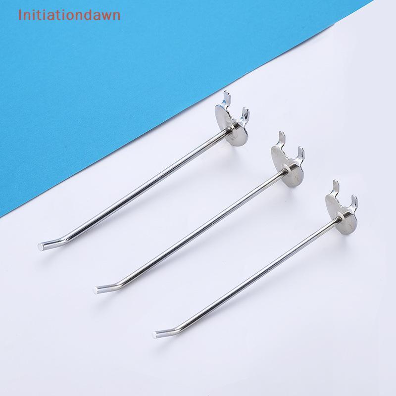 [Initiationdawn] 10 ชิ้นรูปหัวใจเดี่ยว Pegboard Hooks ตะขอติดผนัง Hole Board แขวนโรงรถ Pegboard Hook Wall Mount Storage Rack
