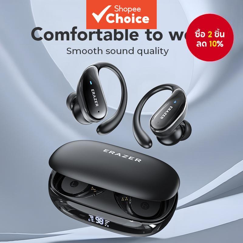 หูฟังไร้สาย New ERAZER XT80 PRO AI Translator Earbud Bluetooth พร้อมฟังก์ชันตัดเสียงรบกวน ANC แปลภาษ