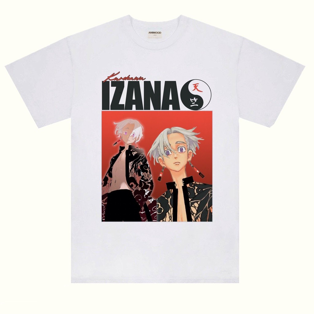 Animood - เสื้อยืดผู้ชาย Izana Kurokawa Tokyo Revengers Square Series