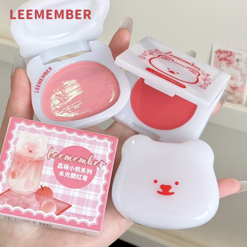 LEEMEMBER Blush Bear Water-Blush Cream ครีมอเนกประสงค์ ไฮไลท์ คอนทัวร์ ไบรท์เทนนิ่ง