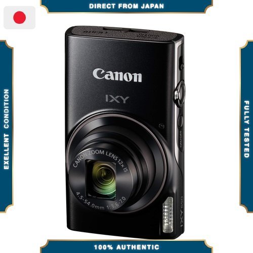 【Excellent】 กล้องดิจิทัลคอมแพ็ค Canon IXY 650 สีดำ ซูมออปติคอล 12 เท่า รองรับ  (IXY650BK-A)