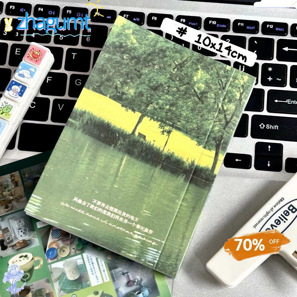ZHAGUMT366 สติ๊กเกอร์ตกแต่ง ดีไซน์น่ารัก สมุดสติ๊กเกอร์ Y2K แบบถอดได้ 24 หน้า Kawaii Scrapbooking สต