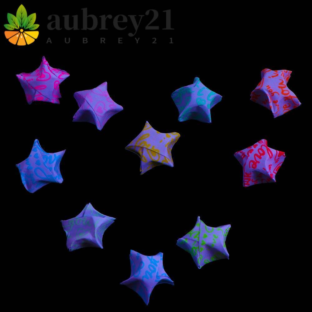 AUBREY1 Stars Paper Creative 2023 ตกแต่ง Luminous Lucky Craft กระดาษ