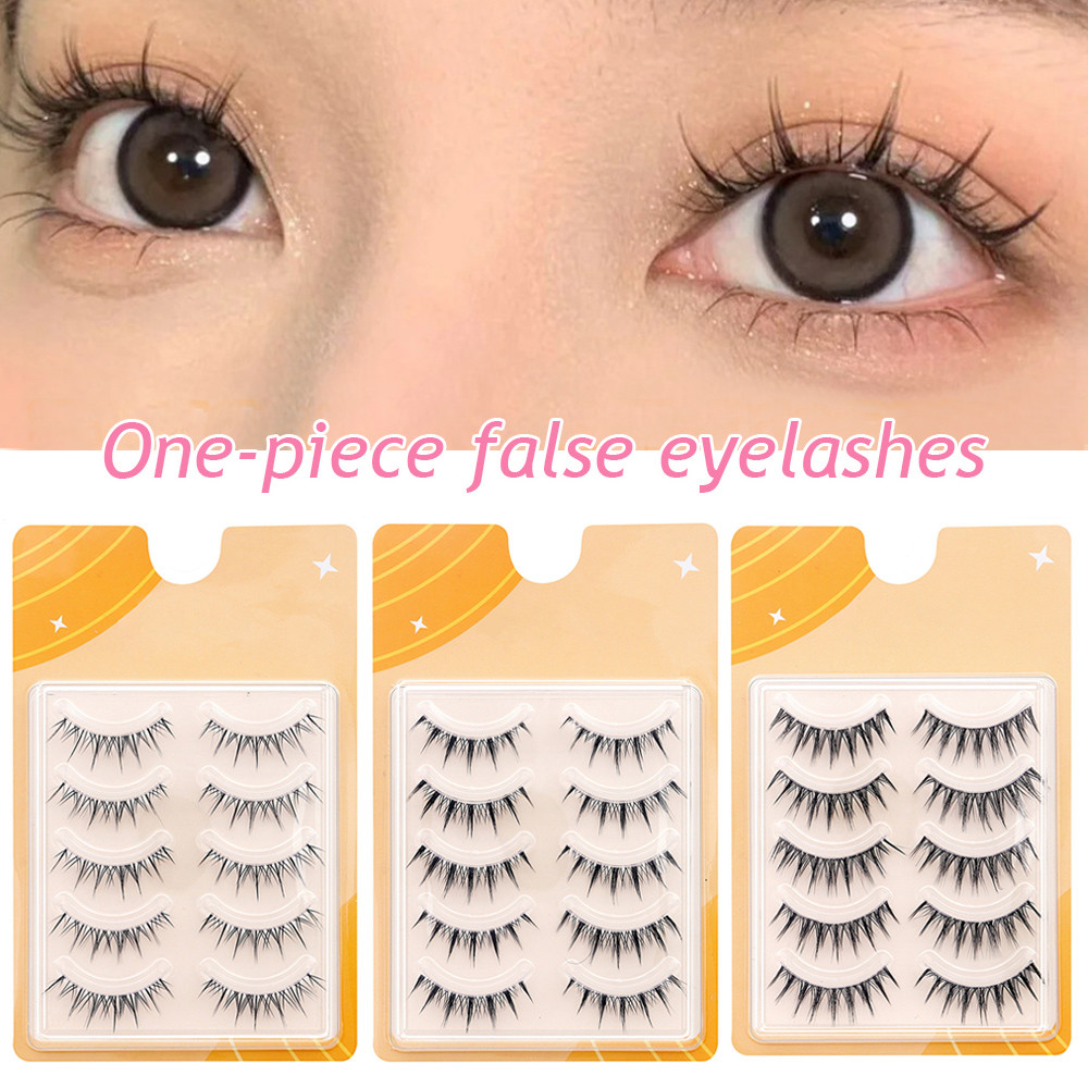 ขนตาปลอมสไตล์เกาหลีก้านใสธรรมชาติ 5 คู่นํากลับมาใช้ใหม่ได้ - รูปที่ 3