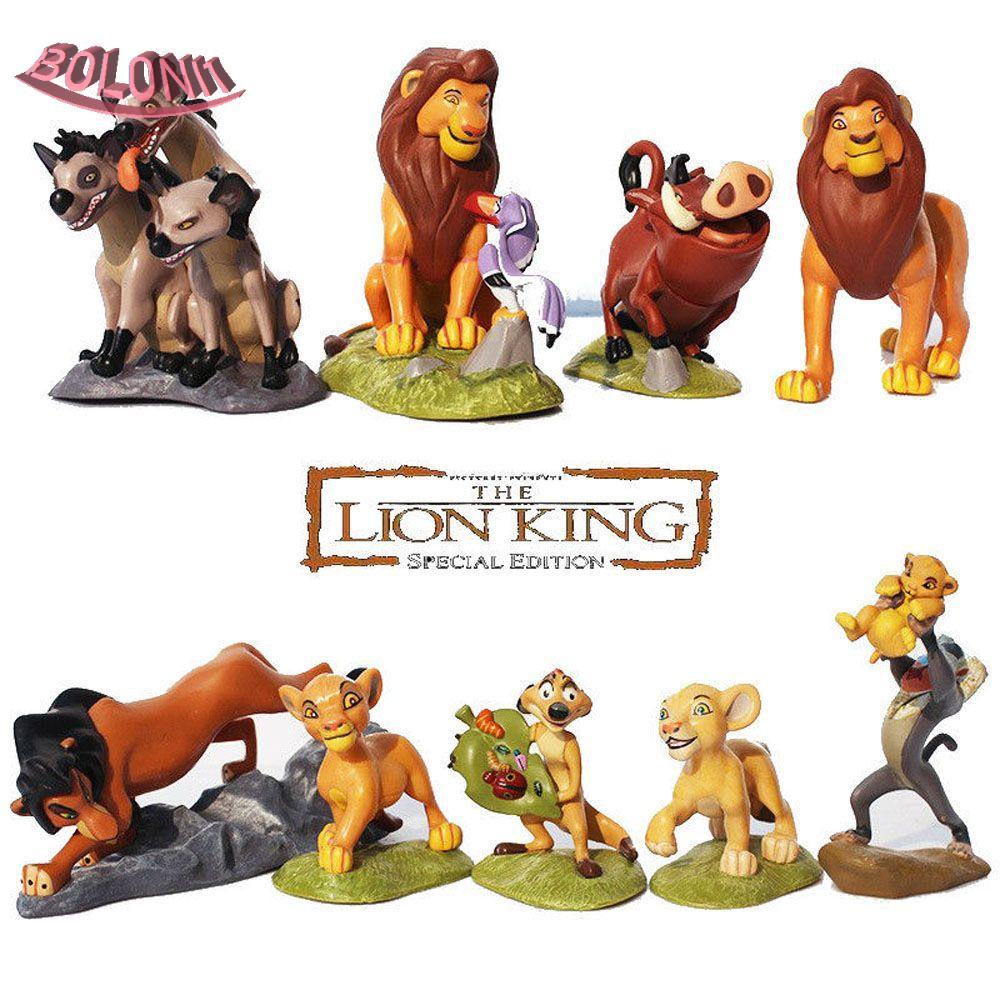 BO Lion King Simba ตัวเลขการกระทํา PVC ตุ๊กตาของเล่นสะสม Lion King ตุ๊กตาเครื่องประดับ