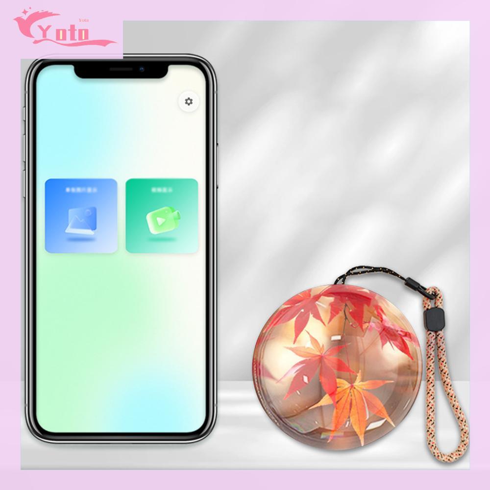 เครื่องเล่นวิดีโอคริสตัลบอล 2.7in 3D Video Sphere Crystal Ball 3D หน่วยความจํา Orb Yotable.th