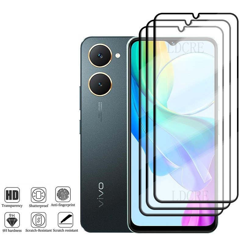 TEMPERED GLASS 5D 9D VIVO Y03 / Y03T FULL GLUE FULL COVER