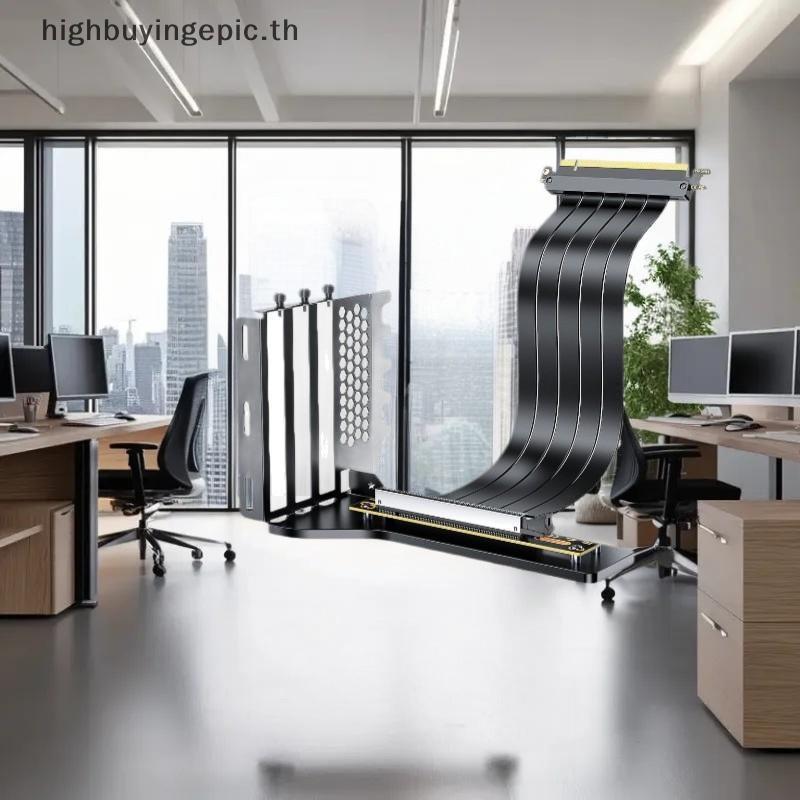 HETH 1 ชุดภายนอก GPU Docking Station แนวตั้ง GPU Mount Bracket 2/3 ช่องกราฟิกการ์ดพวงมาลัยฮาร์ดแวร์ 