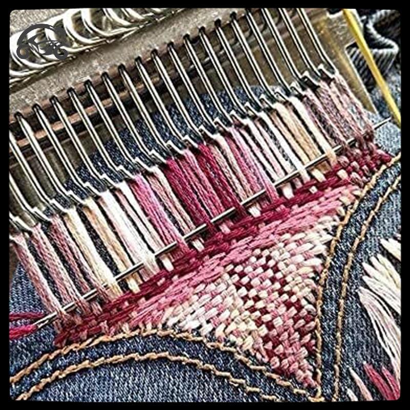 [8C11] DIY loom ถักสร้างสรรค์จักรเย็บผ้าขนาดเล็กความเร็วไม้ทอมือ [8C]