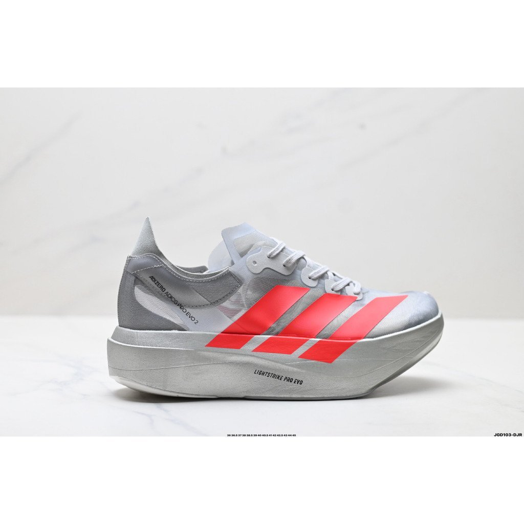 2026 สไตล์ใหม่ Adidas Adizero Pro Evo SL ATR 4M ผู้ชายผู้หญิงรองเท้าวิ่งการแข่งขันรองเท้าพิเศษ Soft-