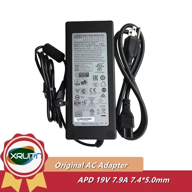 ใหม่ Original Power Charger สําหรับ Acer Predator XB273U Gsbmiiprzx Monitor DA-150C19 19V 7.9A อะแดป