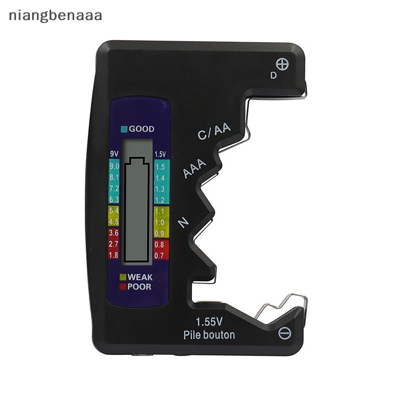 (niangbenaaa) เครื่องทดสอบแบตเตอรี่ดิจิตอล CD AA AAA 3V ปุ่มความจุตรวจสอบเครื่องตรวจจับจอแสดงผล LCD Capacitance เครื่องมือวินิจฉัยใหม่