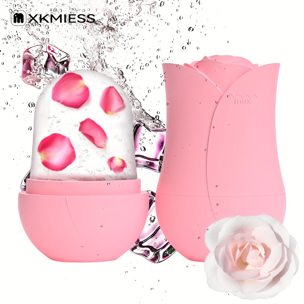 1 ชิ้น 3D rose Ice Roller สําหรับ faceIce Cube Mold สําหรับนวดหน้าและร่างกาย – Pore Minimizing, De-P