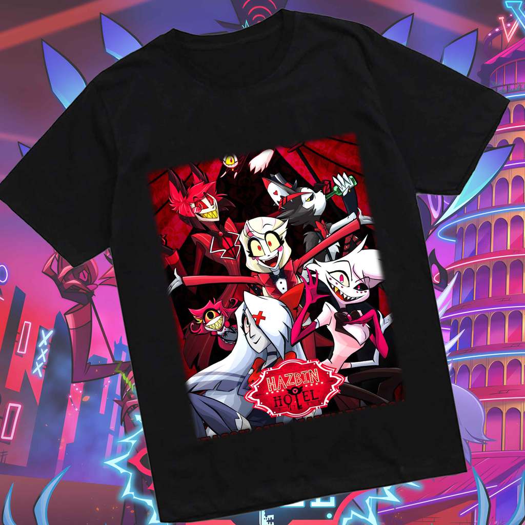 Hazbin Hotel S2 Tee | Stylish Inferno Print | เสื้อยืดลายอินเฟอร์โนสุดมีสไตล์