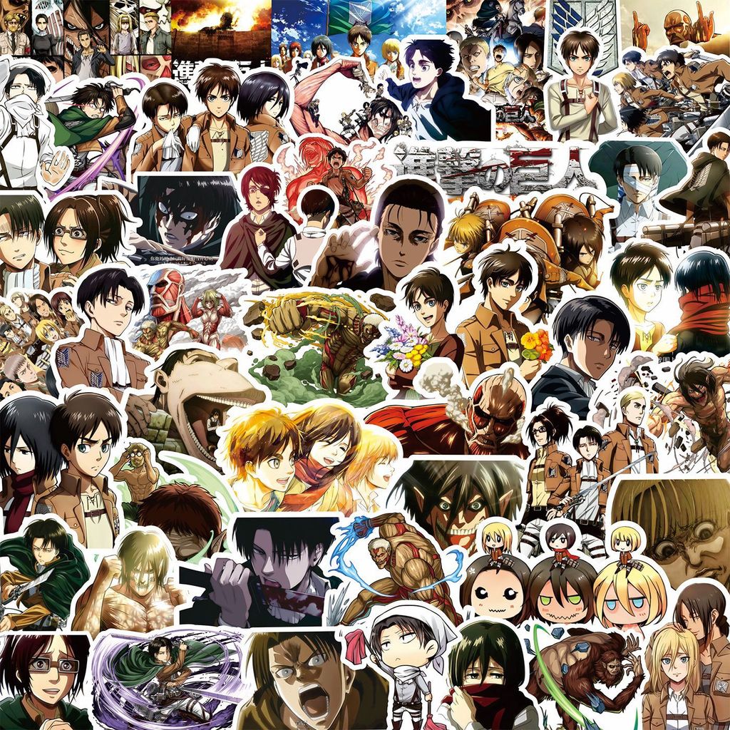 80ชิ้น/เซ็ต ❉ สติ๊กเกอร์ Attack on Titan Series 01 ❉ สติ๊กเกอร์แฟชั่น DIY Doodle Decals