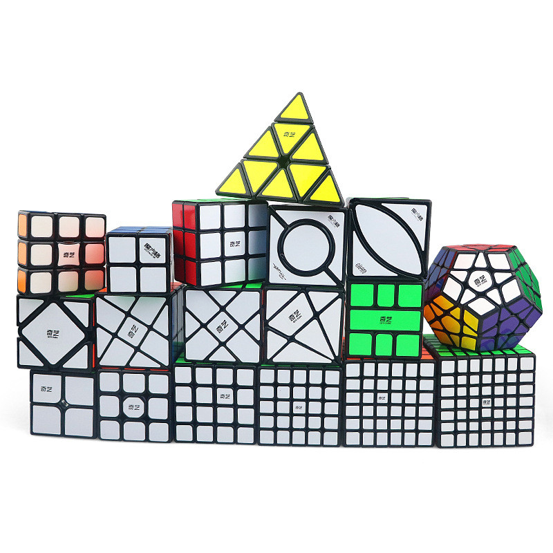 Qiyi 2345th-Order Rubiks Cube Sailing Maple Leaf Pyramid ห้า Rubiks Cube Diagonal Alien Ru20251217