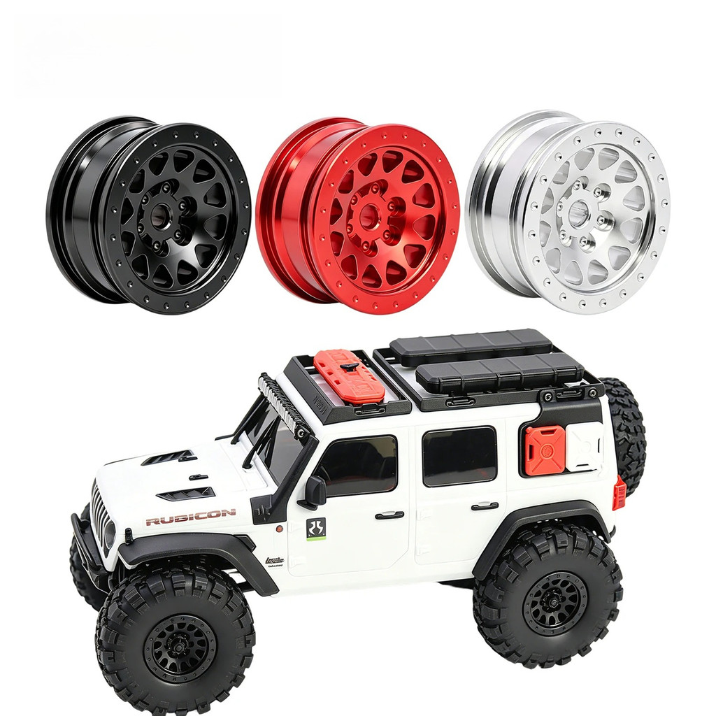 0.7 "CNC อลูมิเนียมล้อขอบ Hub ยางและทองเหลืองสําหรับ Axial SCX30 1/30 RC Crawler Jeep Wrangler JLU Ford Bronco อะไหล่อัพเกรด