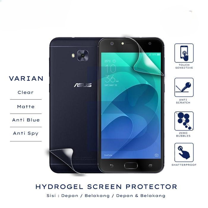Anti-Scratch Hydrogel ASUS ZENFONE 4 MAX ZC554KL/4 MAX PLUS ZC554KL/4 MAX PRO ZC518KL/4 SELFIE ZD553