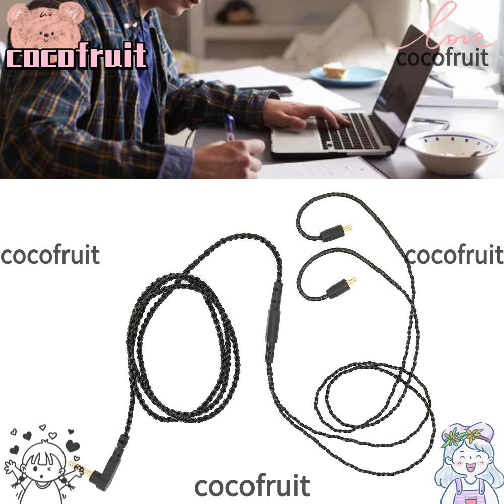 COCOFRUIT สําหรับ A2DC Connector สาย, Braided Silver-Plated ทองแดง 3.5 มม.สายหูฟัง, 3.5 มม.ปลั๊กสําห