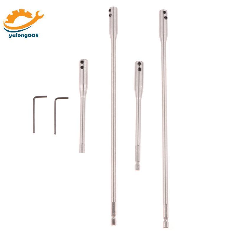 [MR] 150 มม./300 มม.Hexagonal Shank Extension Bars Holder โลหะผสมเหล็ก Qui Release Drill Bits Screwdrive Connecting Rod TH