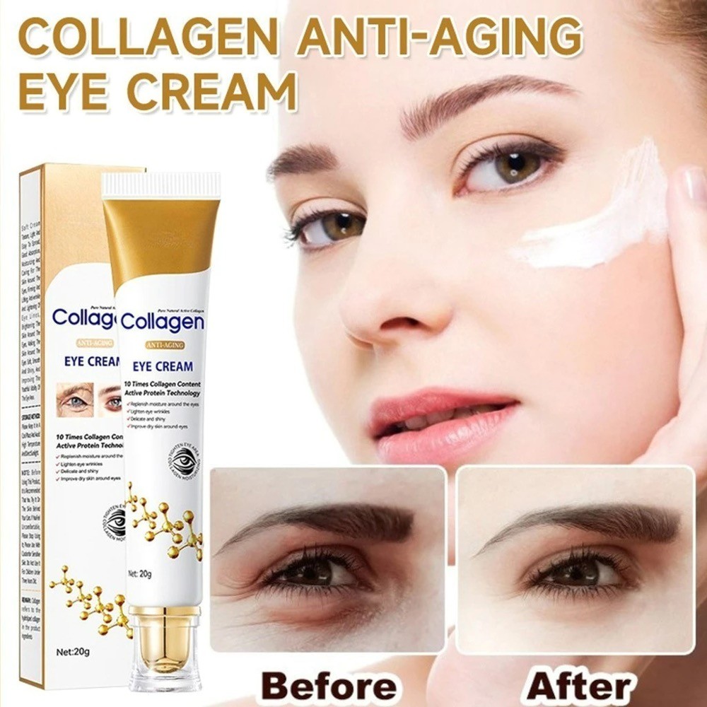 Collagen Eye Cream skincare Anti Dark Circles Eye Bags Firming Moisturizing Skincare Eyes Cream Skin