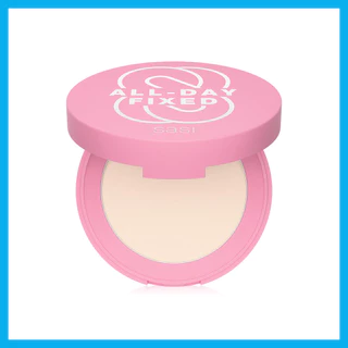 SASI All-Day Fixed Translucent Setting Compact Powder 4.5g แป้งอัดแข็งโปร่งแสง ศศิ ใช้เช็ตเมคอัพให้ติดทนตลอดวัน.