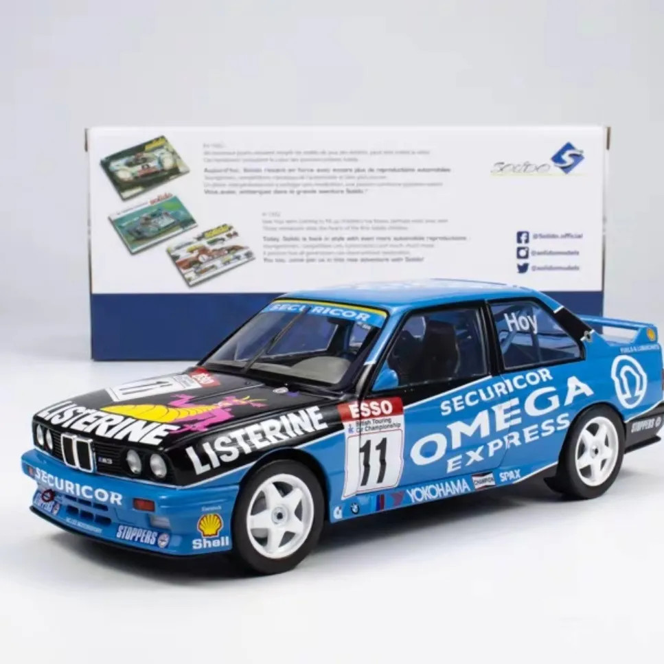 Solid 1/18 BMW BMW E30 M3 Racing Version Alloy Double Open Car Model