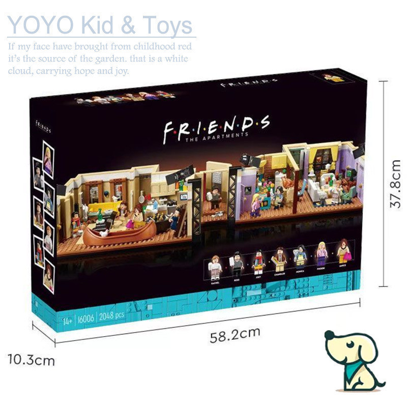 YOYO YH2X ใช้งานร่วมกับ 10292 The Friends Apartments Building blocks EQ1