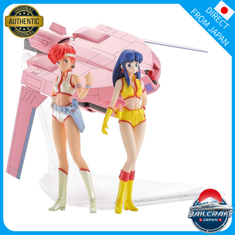 Hasegawa Creator Works Series Dirty Pair Kei & Yuri w/Lovely Angel 1/20 Scale Plastic Model CW24