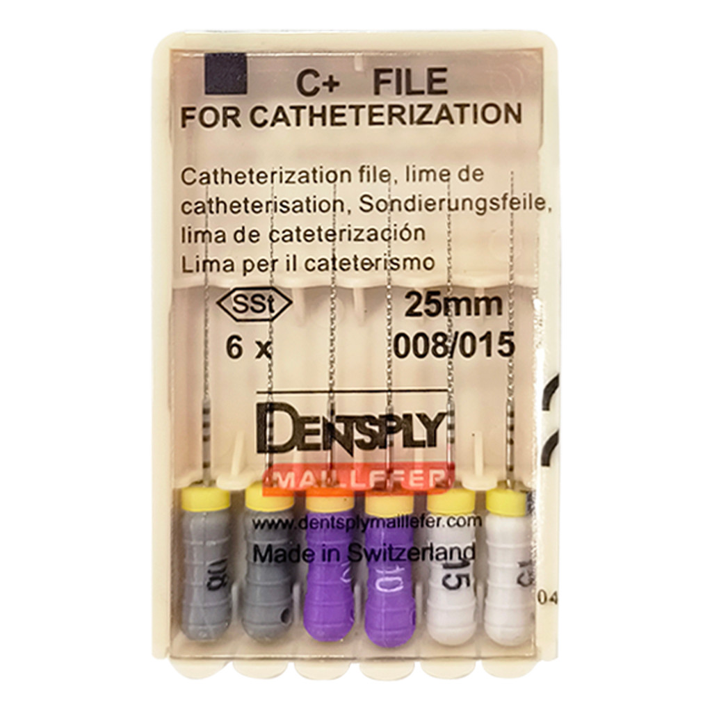 6 ชิ้น/กล่องDENTSPLY Dental Dentsply C+ File Endo 6s Mallifer No. #06 #08 #10 #20 #25 #30 #35 #15-40