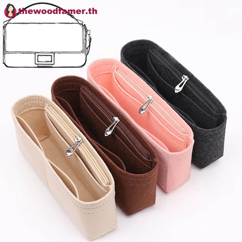 Well 1PC Felt Insert Bag Organizer, เหมาะสําหรับกระเป๋าถือผู้หญิงและกระเป๋าเครื่องสําอาง TH