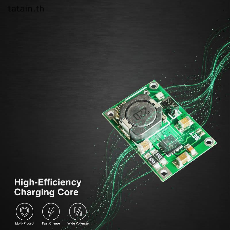 Tatain 2A ชาร์จ TP5100 4.2v 8.4v สําหรับโมดูลไฟฟ้าที่มีประสิทธิภาพเซลล์คู่เดี่ยว TH