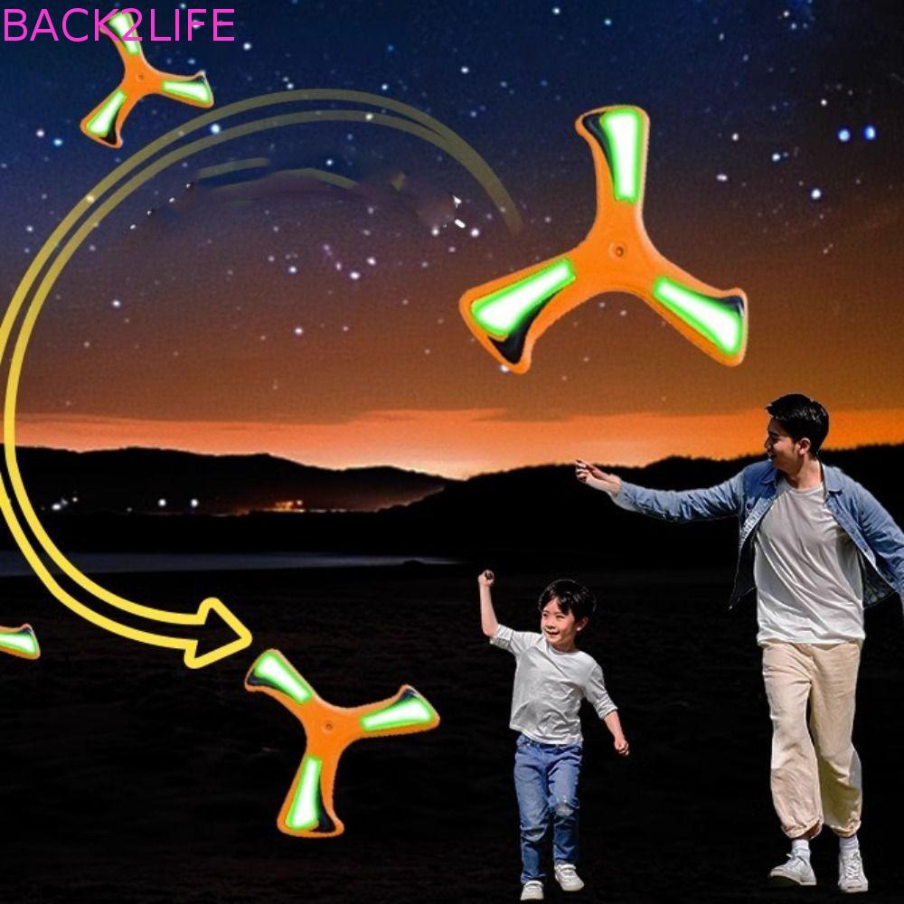 BACK2LIFE Flying Boomerang ของเล่น, Noctilucent Interactive V Shaped Boomerang, Returning ของเล่นตลก