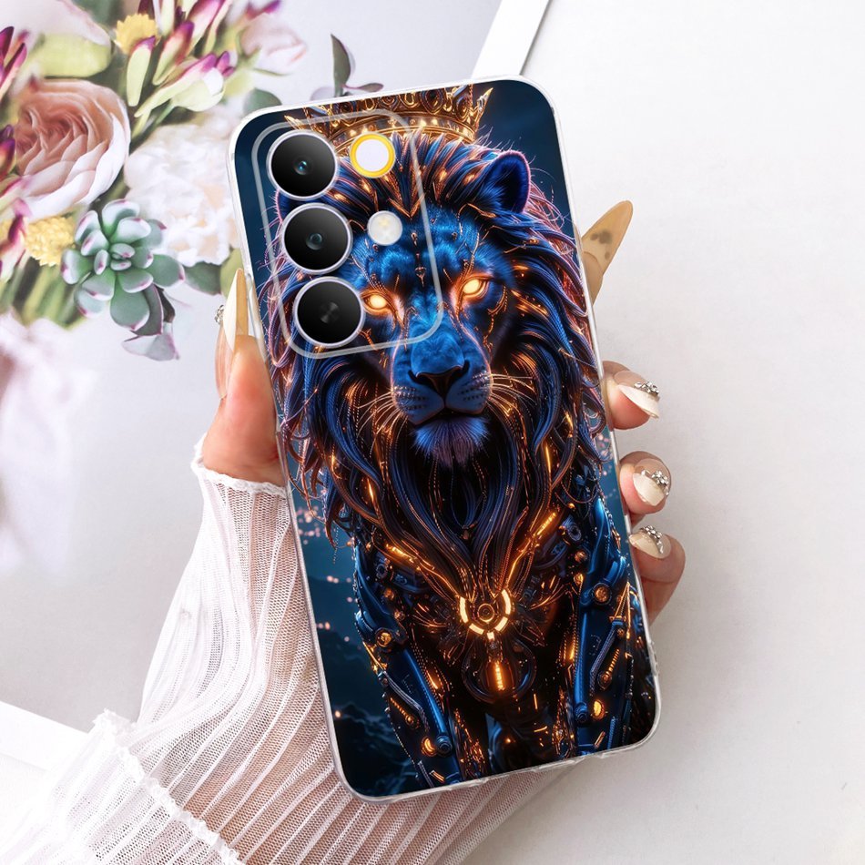 สําหรับRealme C85 Pro 2025 ใหม่Cool Tiger Dragonรูปแบบเคสโทรศัพท์RealmeC85 C 85 Pro 5Gซิลิโคนอ่อนนุ่มTPUกรณี ราคา ถูกที่สุด ดีลบีเคเค แกลเลอรีภาพที่ 2