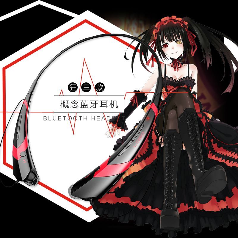 Vf อะนิเมะแนวคิดชุดหูฟัง Hatsune miku ชุดหูฟังบลูทูธ miku สองมิติ v บ้านอะนิเมะ สินค้า COS Hatsune m