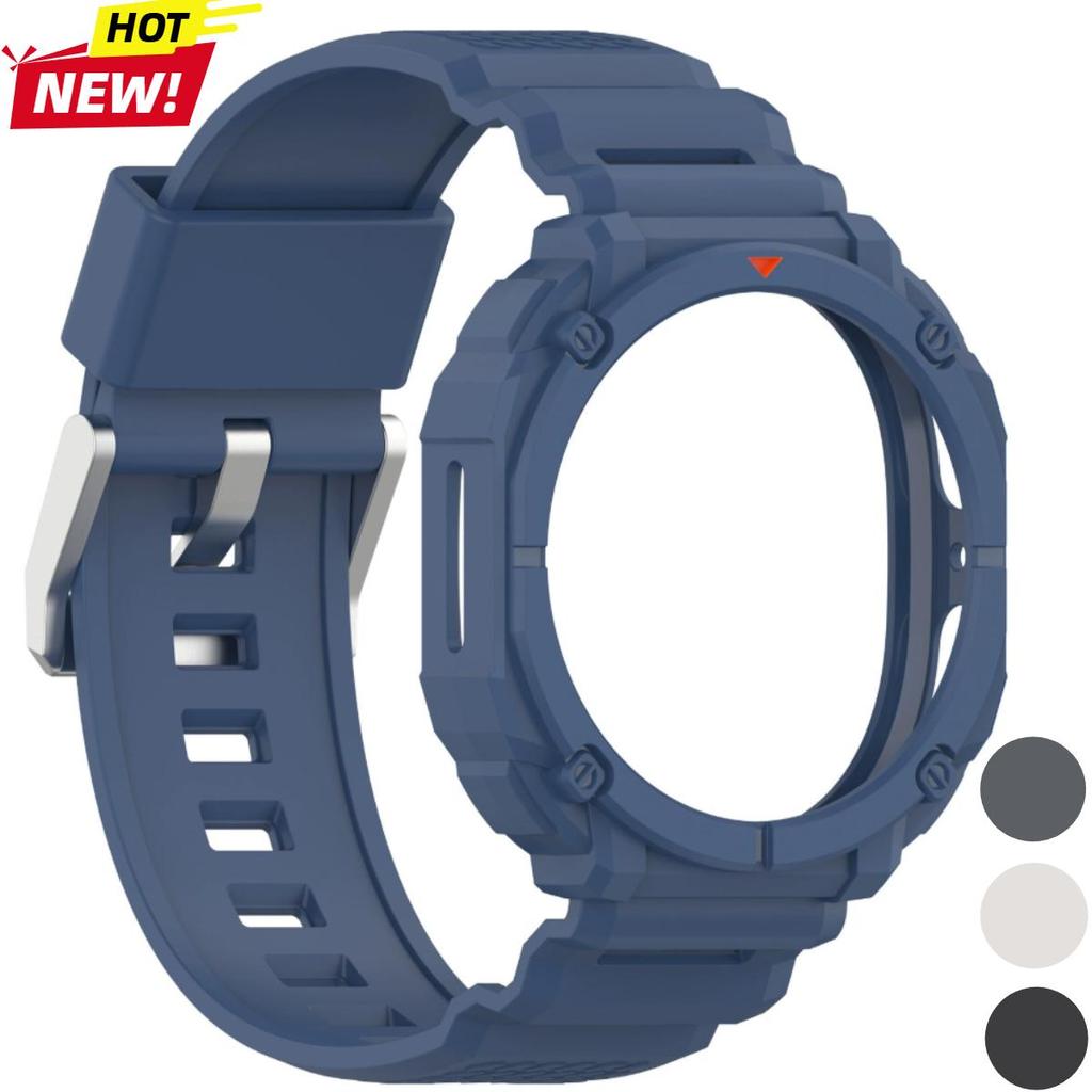 2-in-1 กรณี + สายรัดสําหรับ Samsung Galaxy Watch 8 40 มม.44 มม.ฝาครอบกันชนสําหรับ Galaxy Watch 8 Pro