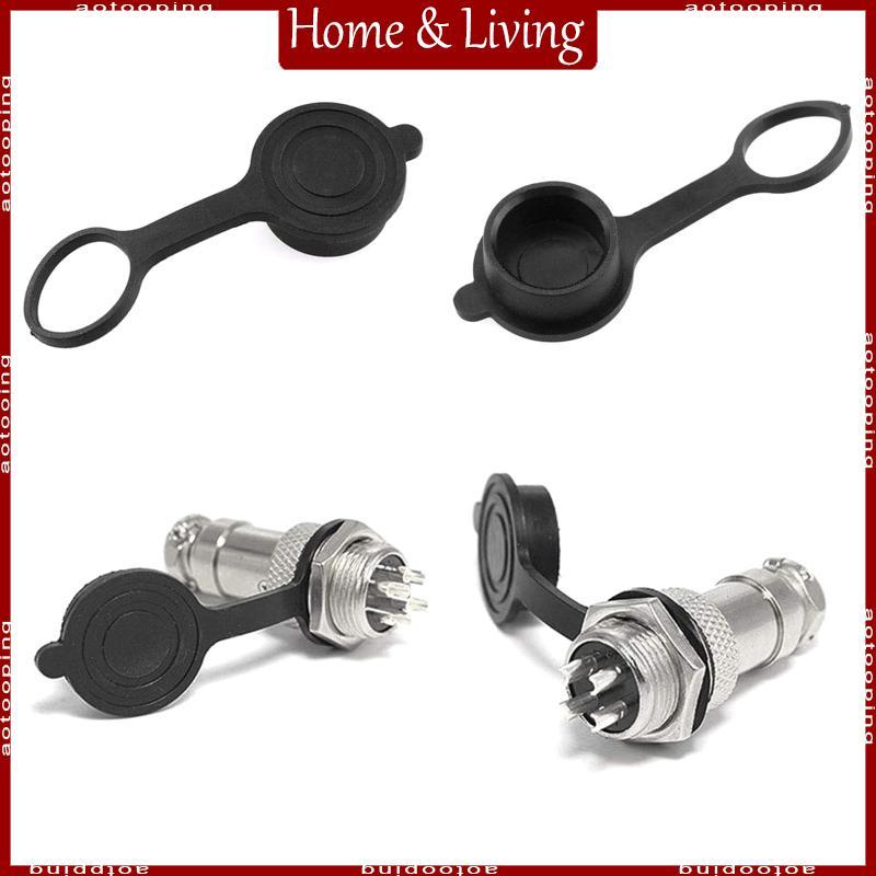 AOTO Universal GX12GX16 GX 20 Aviation Connector Plug Cover หมวกกันฝุ่นกันน้ํา
