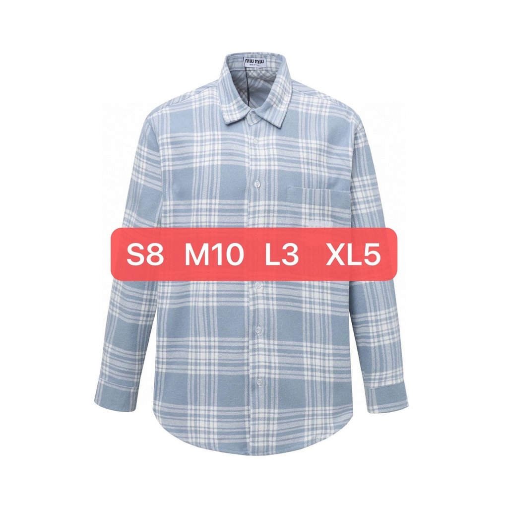 Double Twelve Special Offer Welfare miu Plaid Shirt