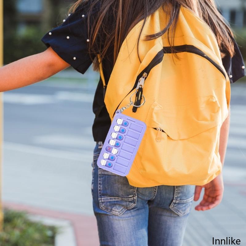 INN Chore Chart พวงกุญแจ Daily Planner Board พวงกุญแจกุญแจรถสําหรับเด็ก