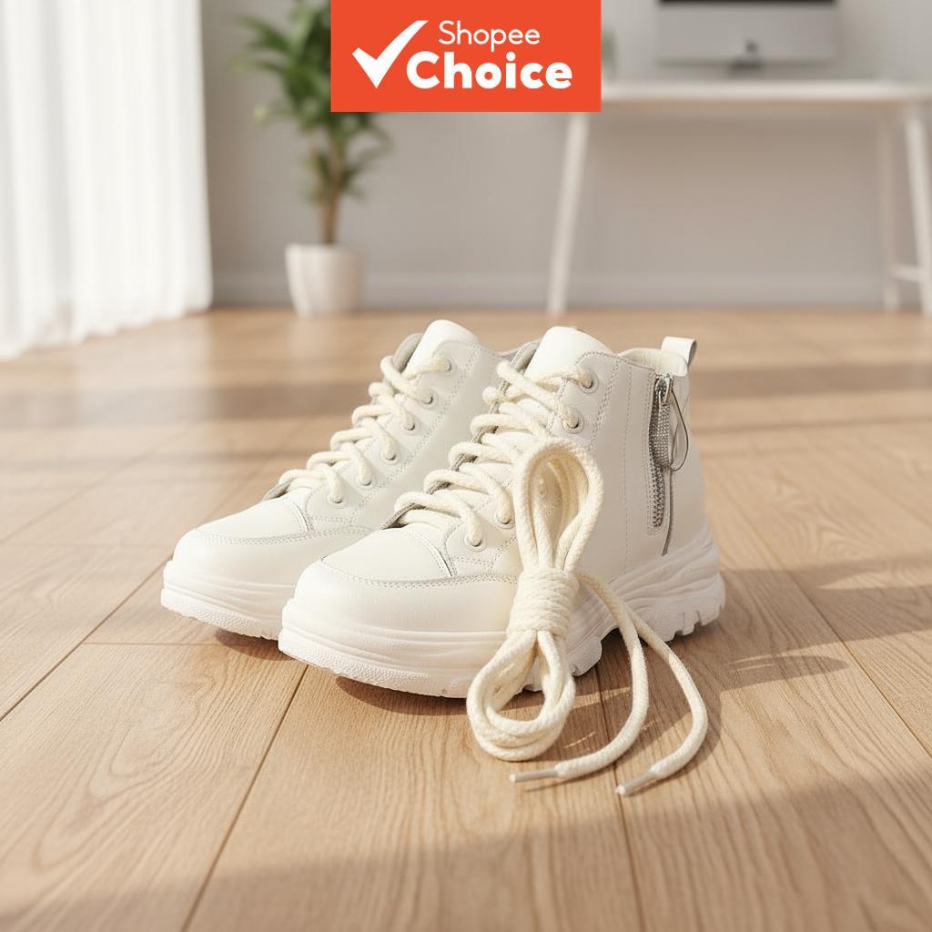 เชือกรองเท้าทรงกลมหนา 5 มม. คอตตอน 1 คู่ สําหรับ Air Force 1