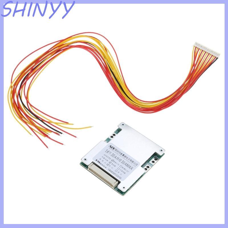 SHI Compact Lithium- สําหรับป้องกัน BMS- สําหรับบอร์ดป้องกันพร้อม Balancing 14S 48V 30A ใช้สําหรับไฟ